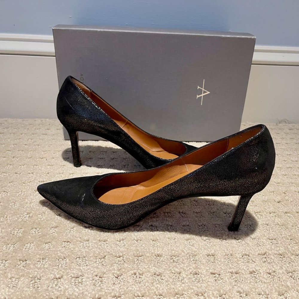 Aquatalia Melina Mettalic Black Size 9.5